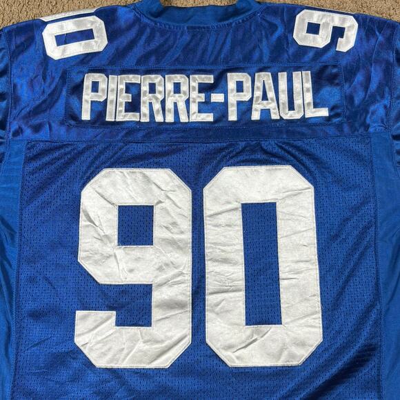 New York Giants Jason Pierre-Paul #90 Reebok NFL Jersey Size Large  Pre-Owned - Picture 4 of 6